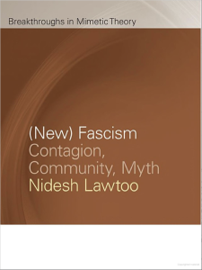 (New) Fascism: Contagion, Community, Myth